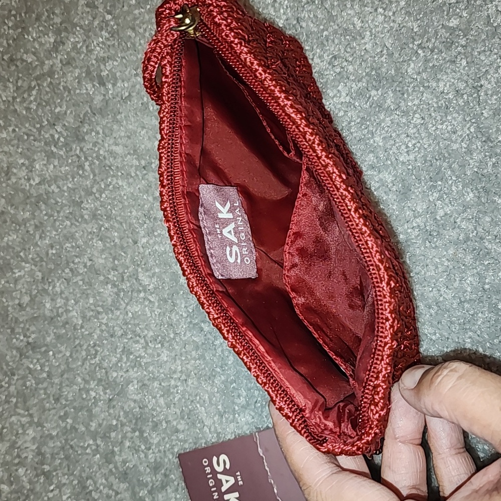 The Sak Red Clutch Wristlet **CUTE** - Picture 4 of 6